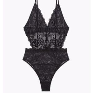 Savage X Fenty Floral Lace Teddy - NWOT Large